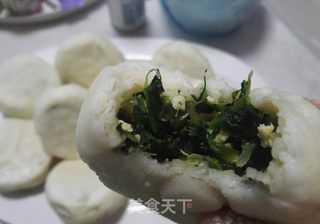 菠菜素包子的做法步骤:22