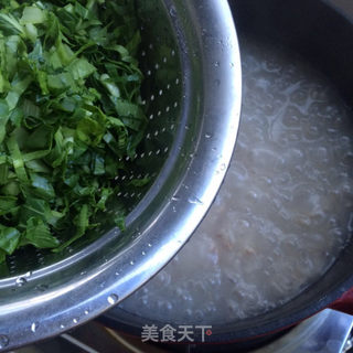 香菇青菜牛肉粥的做法步骤：8