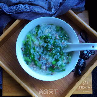 香菇青菜牛肉粥的做法步骤：10
