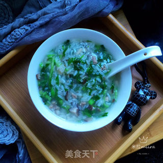 香菇青菜牛肉粥的做法步骤：11