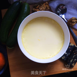 牛奶蒸蛋的做法步骤:6