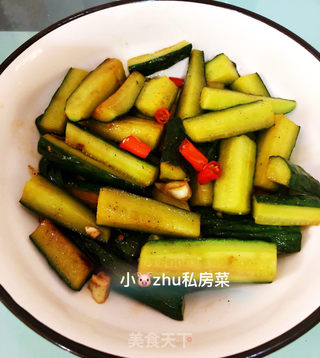 爽口黄瓜的做法步骤:5