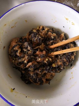 梅菜肉饼的做法步骤:8