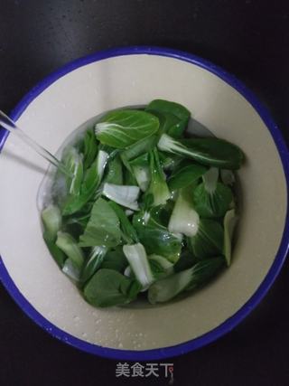 干豆腐炒油菜的做法步骤:2