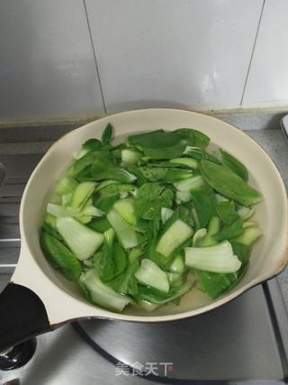 干豆腐炒油菜的做法步骤:3