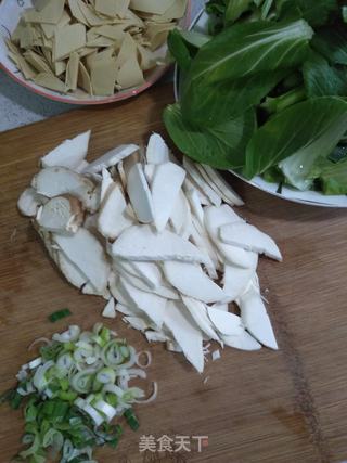 干豆腐炒油菜的做法步骤:7