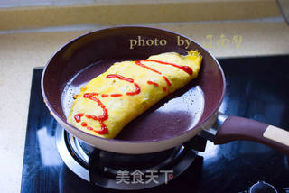 孩子们超级喜欢吃的蛋包饭的做法步骤:12