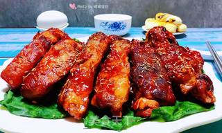 叉烧烤排骨#肉食.荤菜#的做法步骤:15