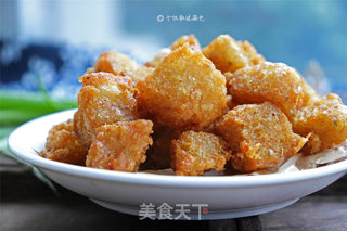 自制鱼豆腐的做法步骤:12