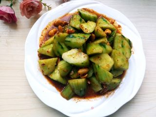 凉拌黄瓜花生米的做法步骤:10