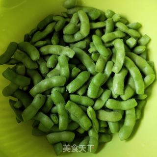 盐水毛豆的做法步骤:4