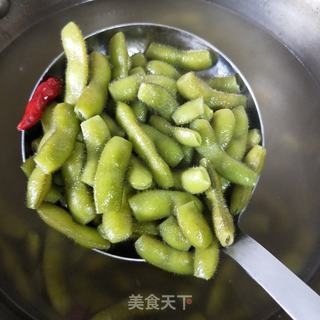 盐水毛豆的做法步骤:7