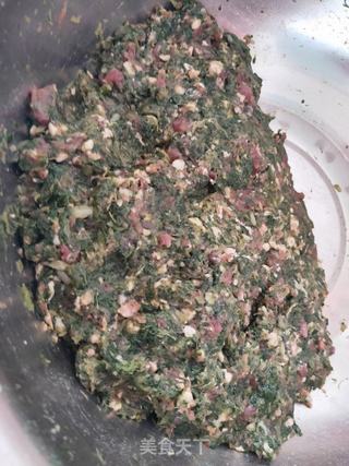 山芹菜牛肉饺子的做法步骤:5