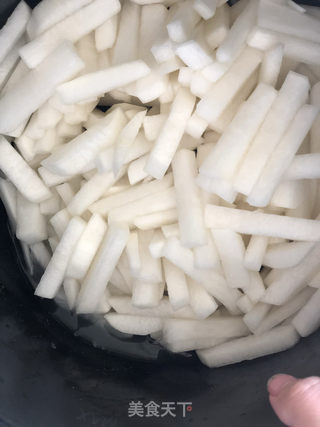 爽口脆萝卜的做法步骤:4