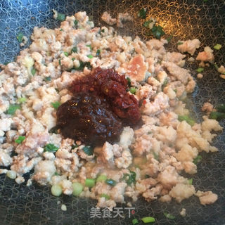 酱肉末拌面的做法步骤:3