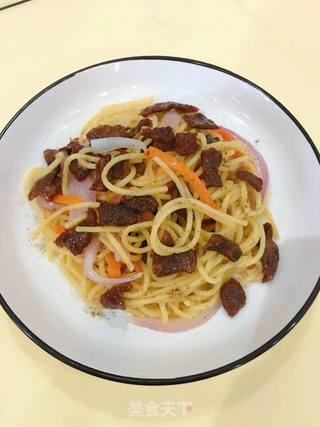 黑椒牛肉意大利面的做法步骤:13