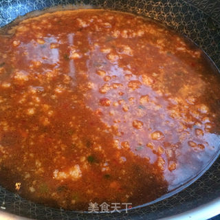 酱肉末拌面的做法步骤:4