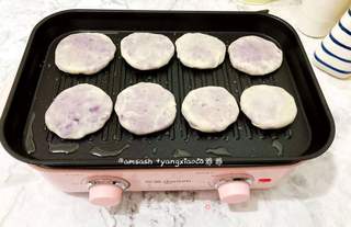 紫薯饼的做法步骤:10