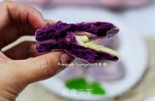 紫薯饼的做法步骤:12