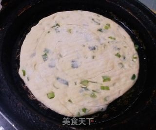 烙发面葱花饼的做法步骤:17