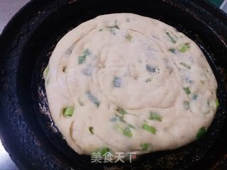 烙发面葱花饼的做法步骤:19