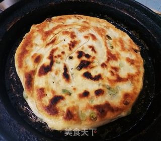烙发面葱花饼的做法步骤:20