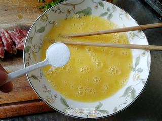 腊肠蒸蛋的做法步骤:3