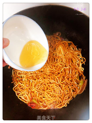 豆角焖面的做法步骤:9