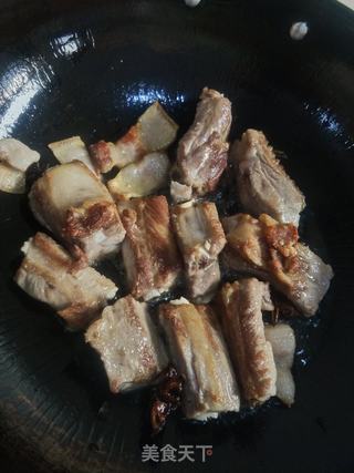 排骨豆角焖面?的做法步骤:4