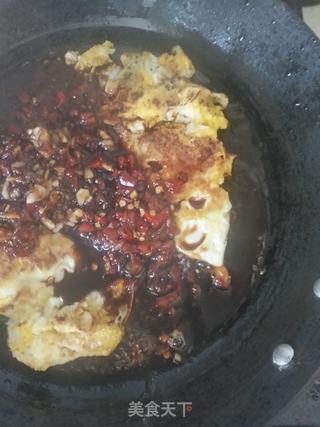 鱼香蛋豌豆面的做法步骤:12
