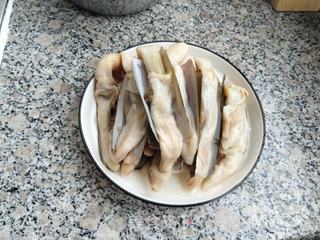 辣炒蛏子的做法步骤:3