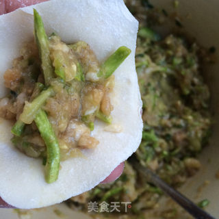 西葫芦鲜肉包的做法步骤:6