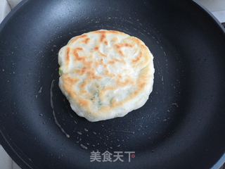 发面韭菜鹅蛋馅饼的做法步骤:22