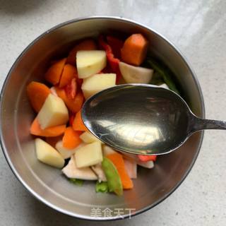 香烤什锦蔬菜的做法步骤:3