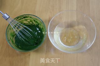 黑米抹茶慕斯蛋糕的做法步骤:10