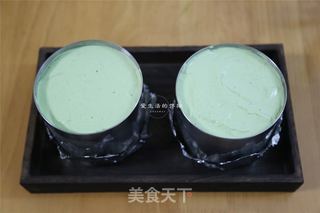 黑米抹茶慕斯蛋糕的做法步骤:14