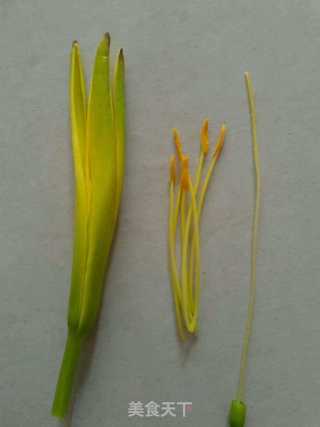 新鲜黄花菜的做法步骤:2