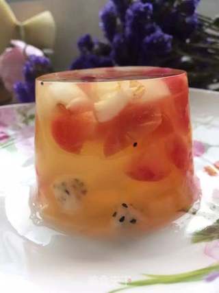 缤纷水果果冻的做法步骤:11