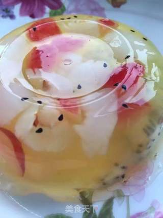 缤纷水果果冻的做法步骤:13
