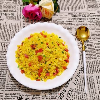 黄金炒饭的做法步骤:10