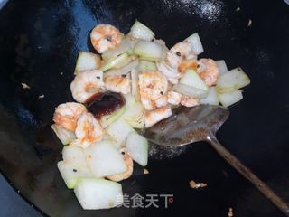 #懒人餐#虾仁烧冬瓜的做法步骤:9