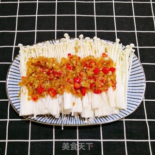 蒜蓉金针菇的做法步骤：9