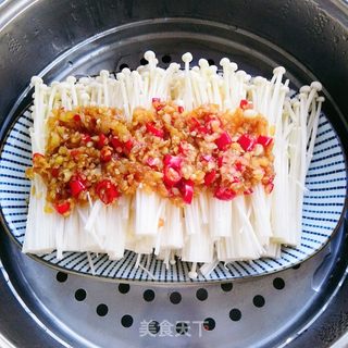 蒜蓉金针菇的做法步骤：10