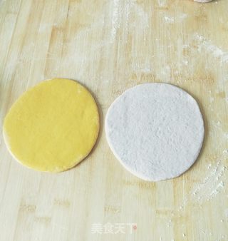 创意双色馒头的做法步骤：6