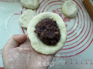 发面红薯豆沙饼的做法步骤:8