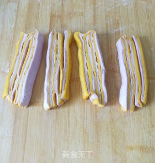 创意双泥花样馒头的做法步骤:11
