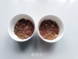 肉饼蒸鸡蛋的做法步骤:4