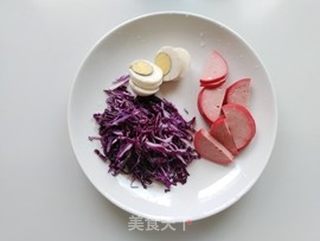 甘蓝鸡蛋凉拌菜的做法步骤:6