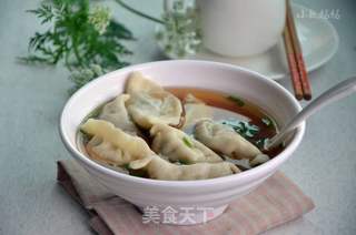 韭菜虾米鲜肉水饺的做法步骤:11