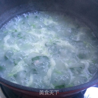 鲜肉菠菜粥的做法步骤：8
